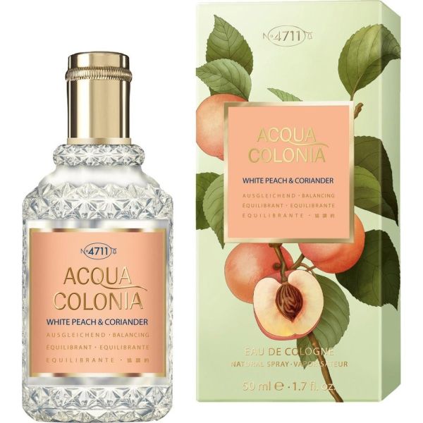 4711 acqua colonia white peach & coriander woda kolońska spray 50ml