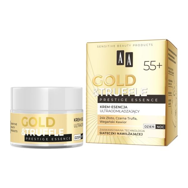 Aa gold & truffles prestige essence 55+ ultraodmładzający krem-esencja 50ml