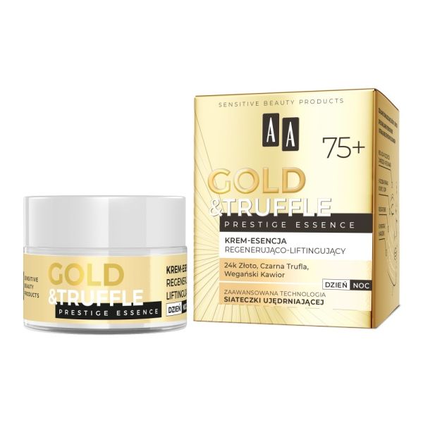 Aa gold & truffles prestige essence 75+ regenerująco-liftingujący krem-esencja 50ml