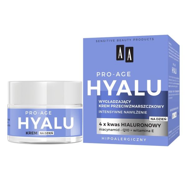 Aa hyalu pro-age wygładzający krem przeciwzmarszczkowy na dzień 50ml