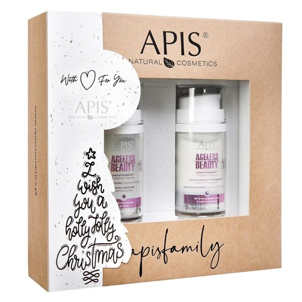 Apis ageless beauty zestaw hydrożelowy krem na dzień 50ml + wielozadaniowa kremo-maska na noc 50ml