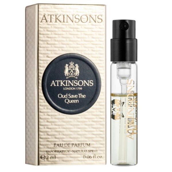 Atkinsons oud save the queen woda perfumowana spray próbka 2ml