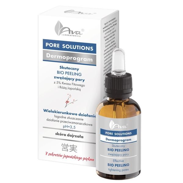 Ava laboratorium pore solutions skuteczny bio peeling zwężający pory 30ml