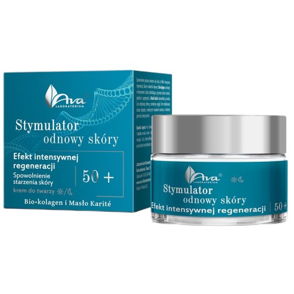 Ava laboratorium stymulator odnowy skóry krem na dzień i na noc efekt intensywnej regeneracji 50+ 50ml