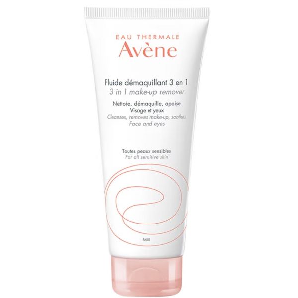 Avene 3in1 make-up remover fluid oczyszczający 3w1 200ml