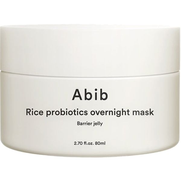 Abib rice probiotics overnight mask barrier jelly wzmacniająca maska do twarzy na noc 80ml