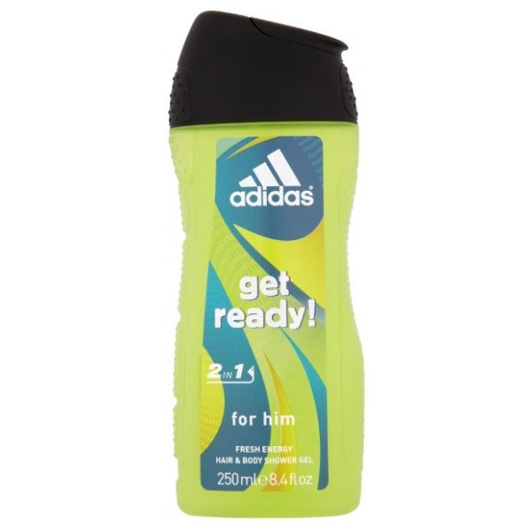 Adidas get ready! żel pod prysznic dla mężczyzn 250ml