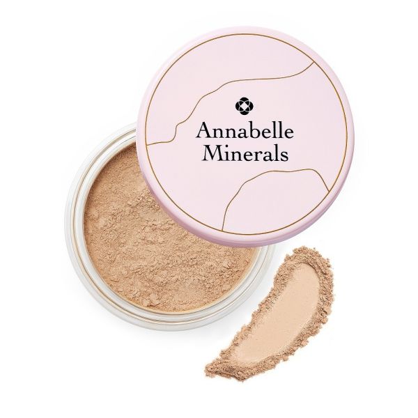 Annabelle minerals podkład mineralny rozświetlający pure light 4g