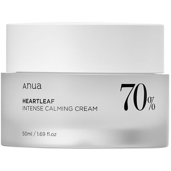 Anua heartleaf 70% intense calming cream intensywnie łagodzący krem do twarzy 50ml