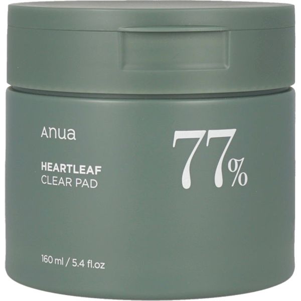 Anua heartleaf 77% clear pad tonizujące płatki do twarzy 160ml