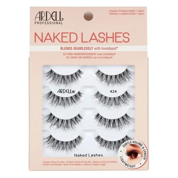 Ardell naked lashes multipack sztuczne rzęsy na pasku 424 black