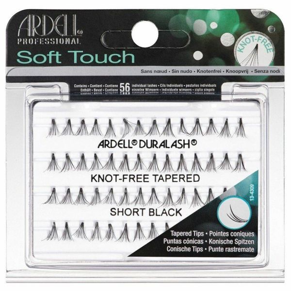 Ardell soft touch knot-free kępki rzęs short black 56szt.