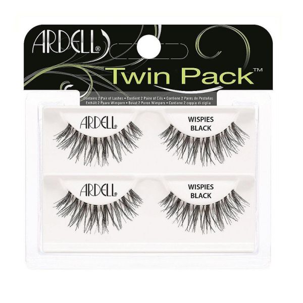 Ardell twin pack 2 pary sztucznych rzęs wispies black