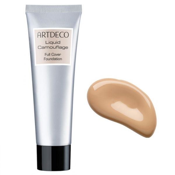 Artdeco liquid camouflage full cover foundation mocno kryjący podkład do twarzy 46 dune sand 25ml