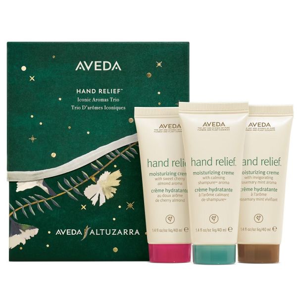 Aveda hand relief zestaw nawilżających kremów do rąk 3x40ml