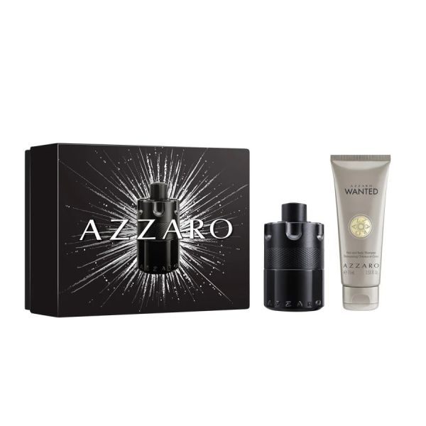 Azzaro the most wanted intense zestaw woda perfumowana spray 50ml + żel pod prysznic 75ml