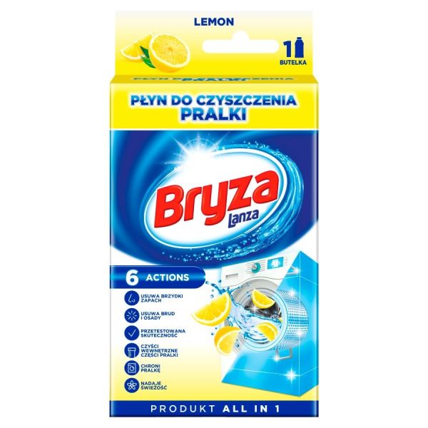 Bryza lanza płyn do czyszczenia pralki lemon 250ml