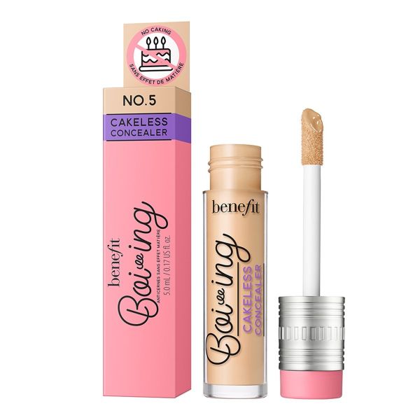 Benefit boi-ing cakeless concealer mocno kryjący korektor w płynie 05 light warm 5ml