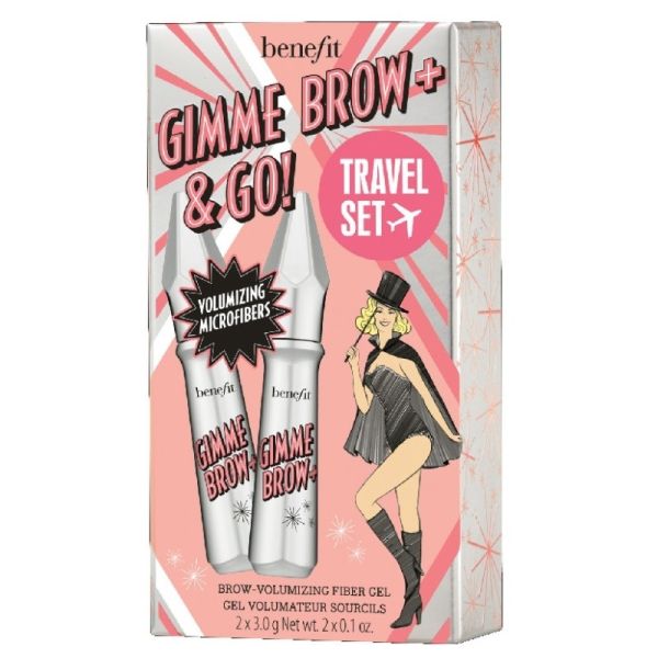 Benefit gimme brow+ gel duo żel dodający brwiom objętości 3 neutral light brown 2x3g