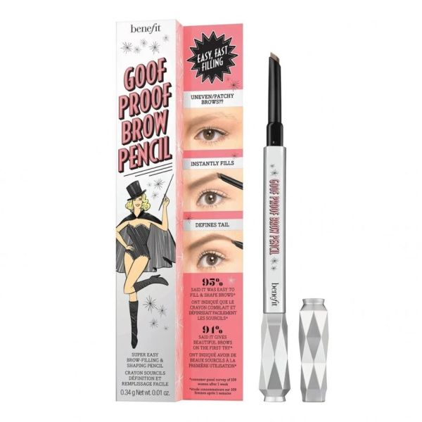 Benefit goof proof brow pencil kredka do brwi 3.75 warm medium brown 0.34g