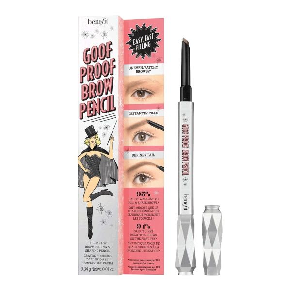 Benefit goof proof brow pencil kredka do brwi 4 warm deep brown 0.34g