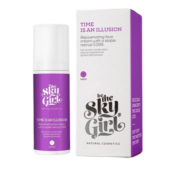 Be the sky girl time is an illusion odmładzający krem do twarzy ze stabilnym retinalem 0.09% 30ml