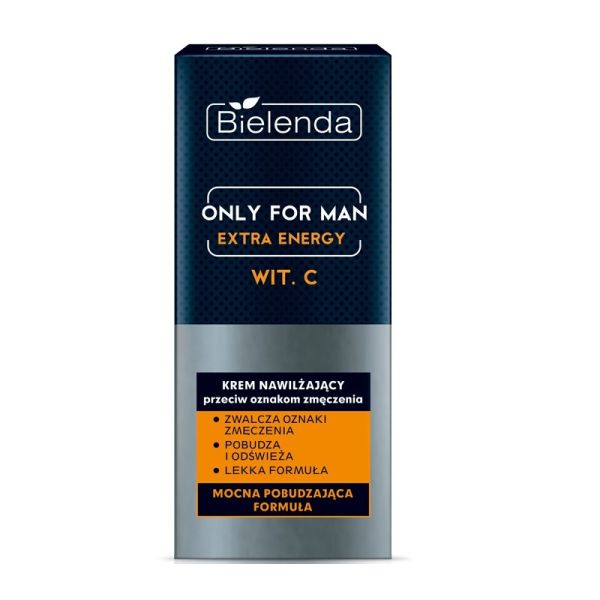 Bielenda only for man extra energy nawilżający krem przeciw oznakom zmęczenia 50ml