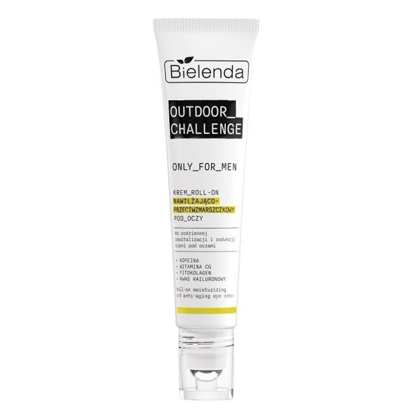 Bielenda only for men outdoor challenge krem roll-on nawilżająco-przeciwzmarszczkowy pod oczy 15ml