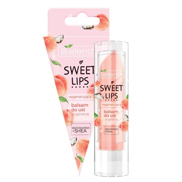 Bielenda sweet lips balsam do ust w sztyfcie brzoskwinia + shea 3.8g