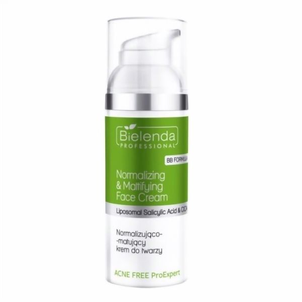 Bielenda professional acne free proexpert normalizująco-matujący krem do twarzy 50ml