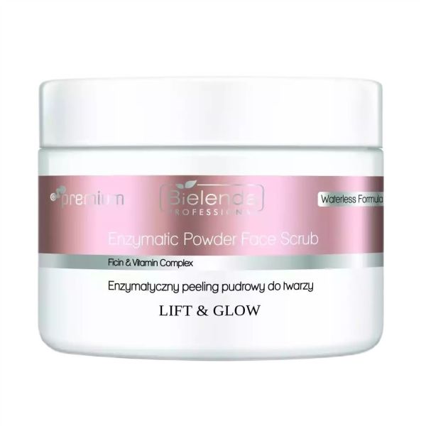 Bielenda professional lift & glow enzymatyczny peeling pudrowy do twarzy 100g