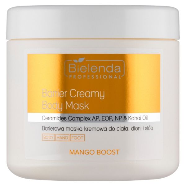 Bielenda professional mango boost barierowa maska kremowa do ciała dłoni i stóp 600g