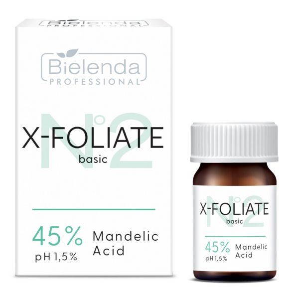 Bielenda professional x-foliate basic kwas migdałowy 45% 5ml