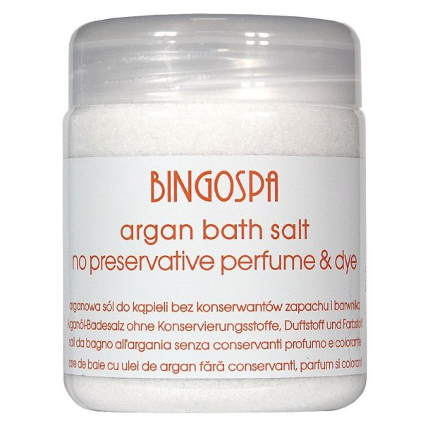 Bingospa sól arganowa do kąpieli 550g