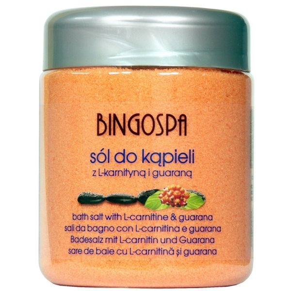 Bingospa sól do kąpieli z l-karnityną i guaraną 580g