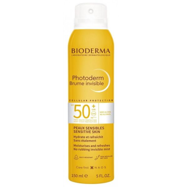 Bioderma photoderm brume invisible spf50+ niewidoczna mgiełka do ciała 150ml