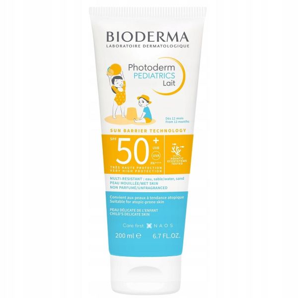 Bioderma photoderm pediatrics lait spf50+ ochronne mleczko dla dzieci 200ml