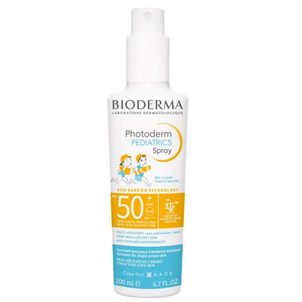 Bioderma photoderm pediatrics spray spf50+ ochronny spray dla dzieci 200ml