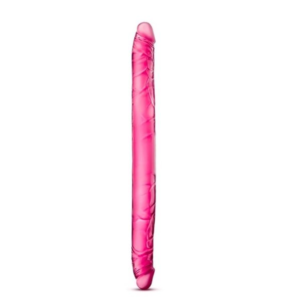 Blush b yours 16inch double dildo podwójne dildo pink