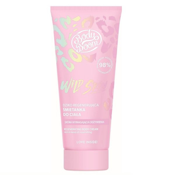 Body boom wild skin dziko regenerująca śmietanka do ciała dla skóry bardzo suchej zadziorny pasjonat 200ml