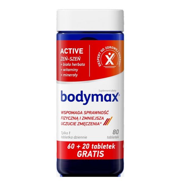 Bodymax active suplement diety 80 tabletek