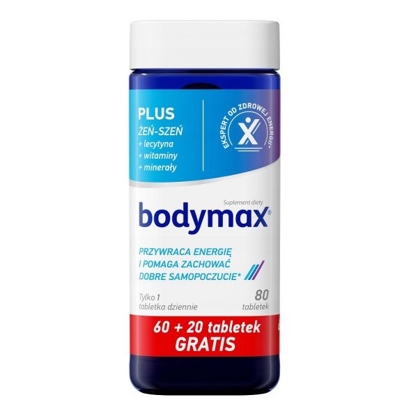 Bodymax plus suplement diety 80 tabletek