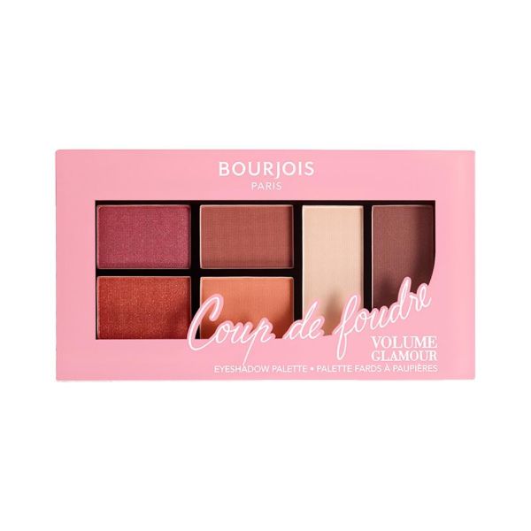 Bourjois volume glamour eyeshadow palette paleta cieni do powiek 003 cute look 8.4g