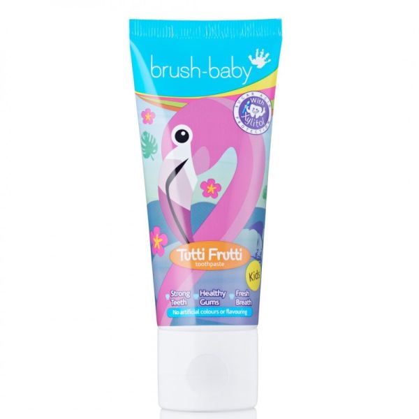 Brush-baby flaming pasta do zębów dla dzieci 3+ tutti frutti 50ml