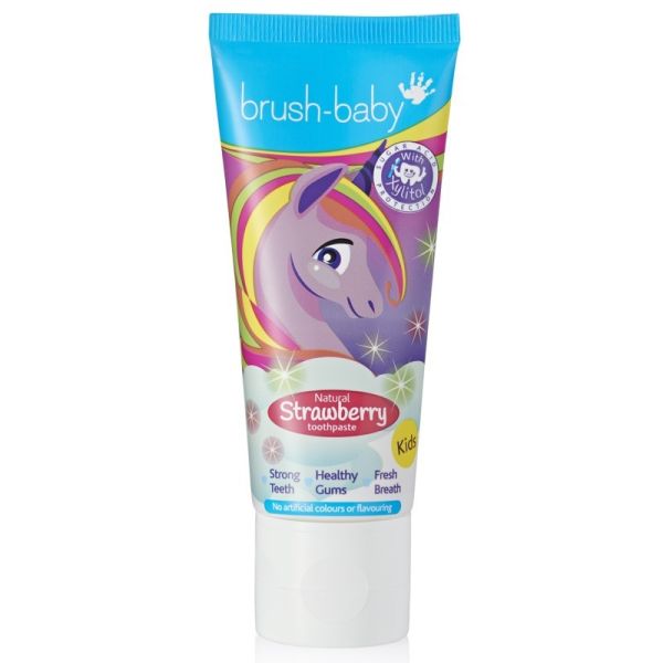 Brush-baby unicorn pasta do zębów dla dzieci 3+ strawberry 50ml