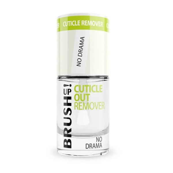 Brushup! cuticle out remover płyn do usuwania i zmiękczania skórek no drama 6ml