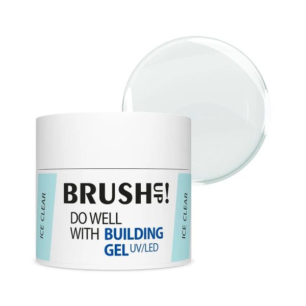 Brushup! do well with building gel żel budujący do paznokci ice clear 12g