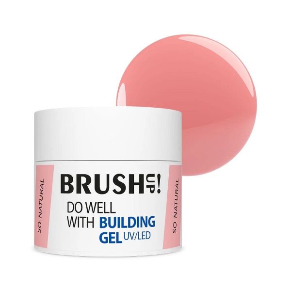 Brushup! do well with building gel żel budujący do paznokci so natural 12g