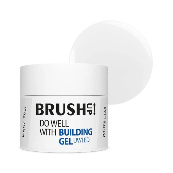 Brushup! do well with building gel żel budujący do paznokci white star 12g