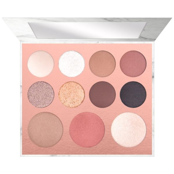 Brushup! makeup palette multifunkcyjna paleta do makijażu oczu i twarzy 01 dusk lover 18.5g